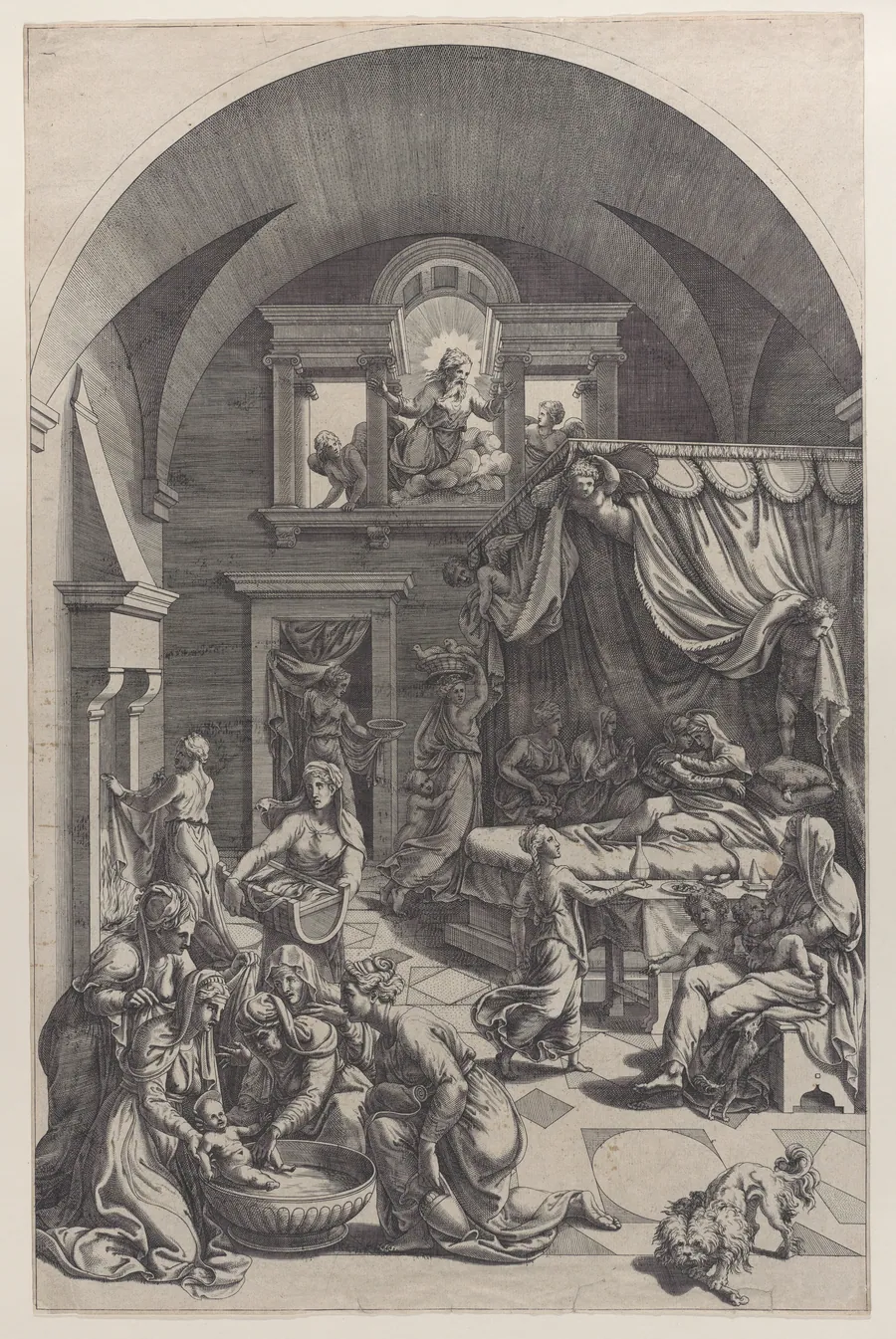 Birth of Saint John the Baptist by Giulio Romano