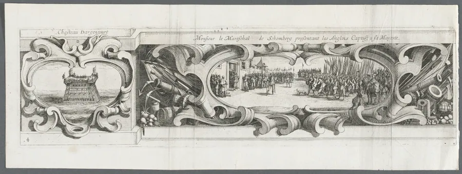The Siege of La Rochelle: Plate 14 by Israël Henriet