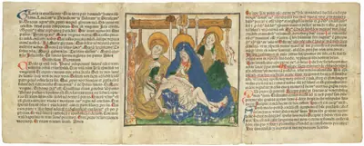 A Canon Table with a Lamentation (formerly known as the "Traveling Altar")