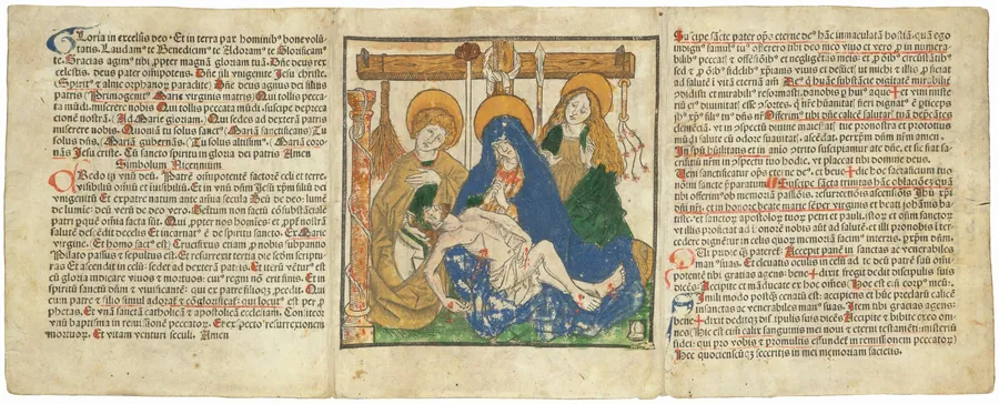 A Canon Table with a Lamentation (formerly known as the "Traveling Altar") by Lienhart Ysenhut