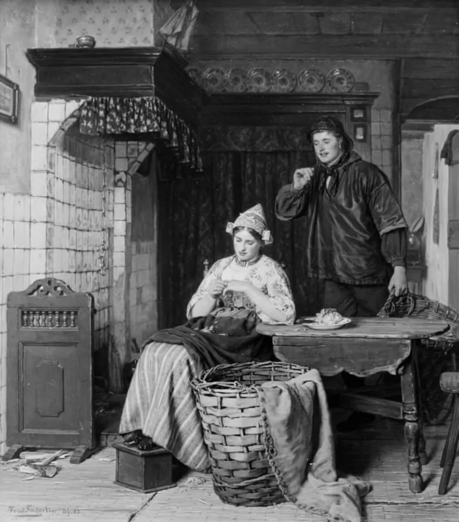 Unge ægtefolk by Ferdinand Fagerlin