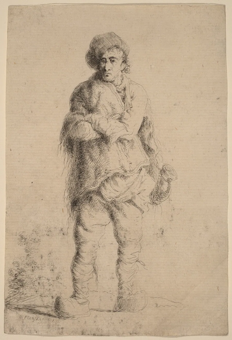 Standing Peasant by Michał Płoński