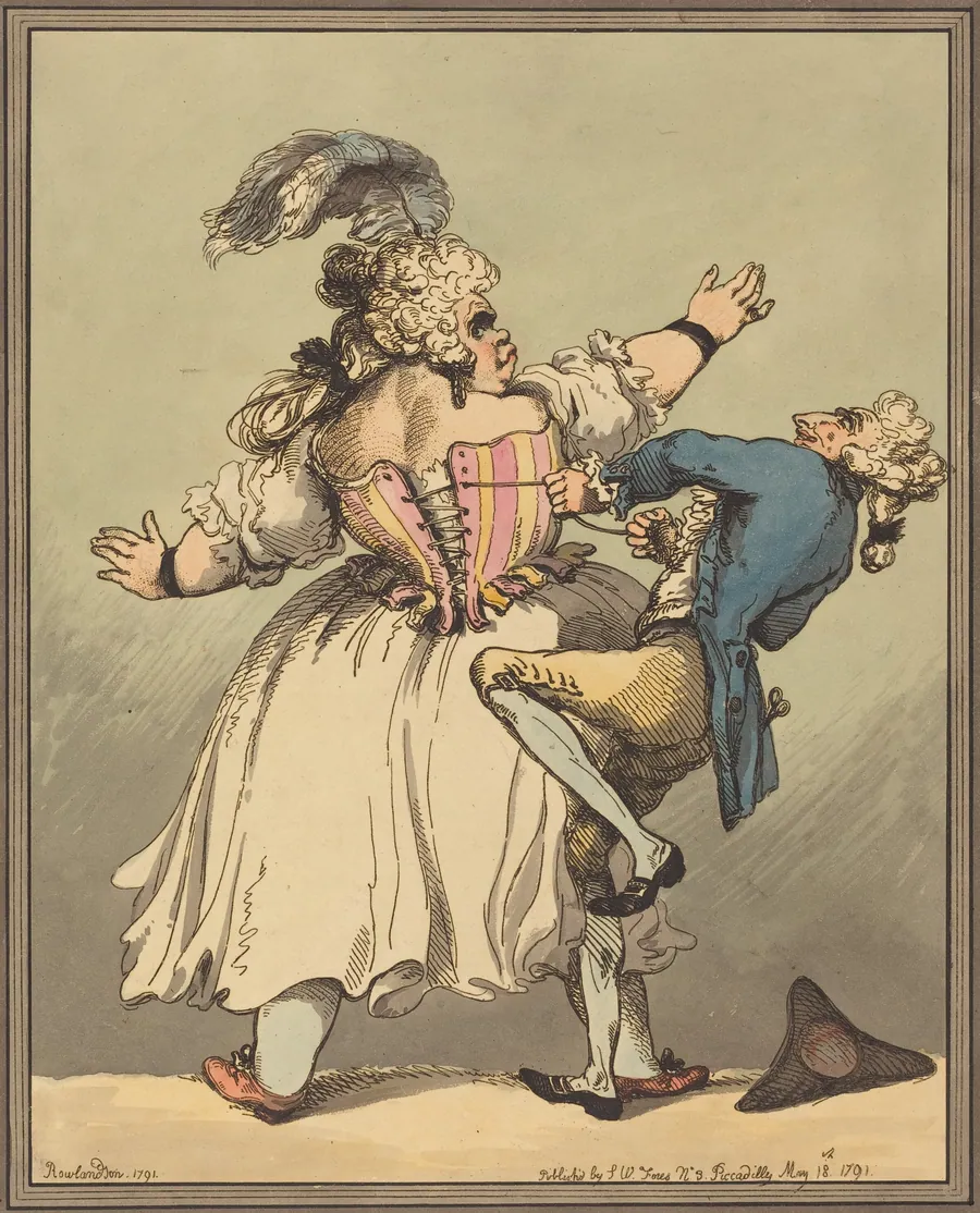 A Little Tighter by Thomas Rowlandson