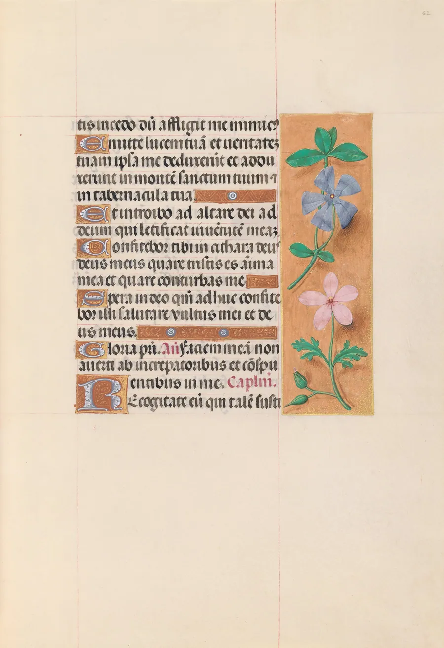 Hours of Queen Isabella the Catholic, Queen of Spain:  Fol. 62r by Master of the First Prayerbook of Maximillian