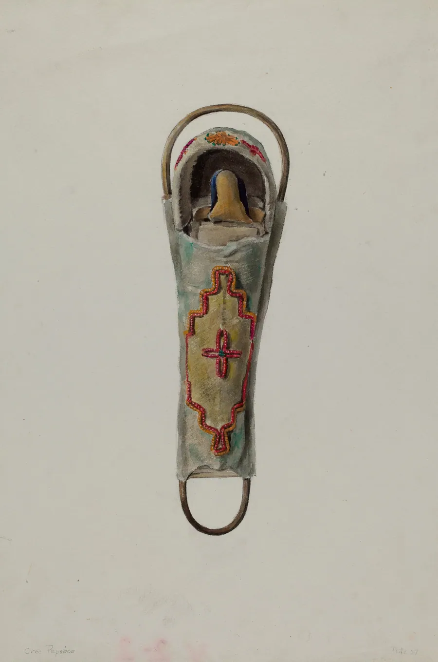 Cree Papoose Doll by Jane Iverson