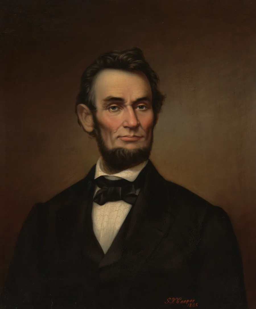 Abraham Lincoln by George Victor Cooper, 1810 - 1878