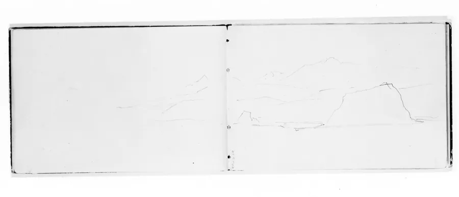 Rocky Landscape (Cape Flattery) (from Sketchbook X) by William Trost Richards