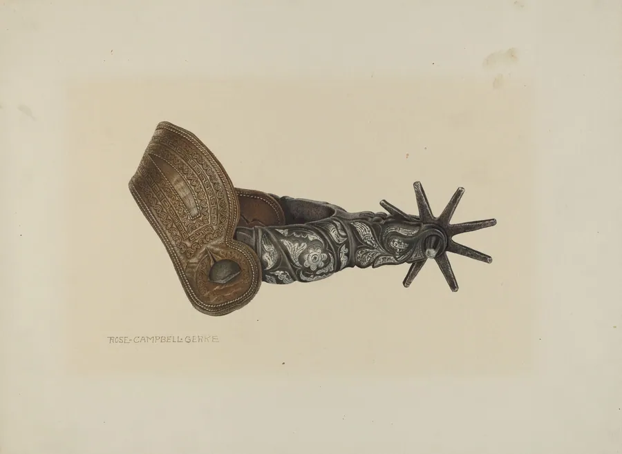 Inlaid Spur by Rose Campbell-Gerke