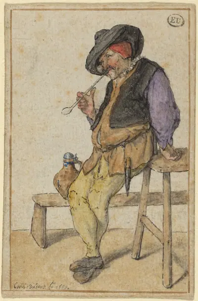 Peasant Smoking
