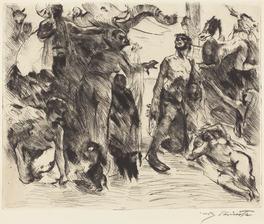 Die Versuchung des heiligen Antonius (The Temptation of Saint Anthony) by Lovis Corinth
