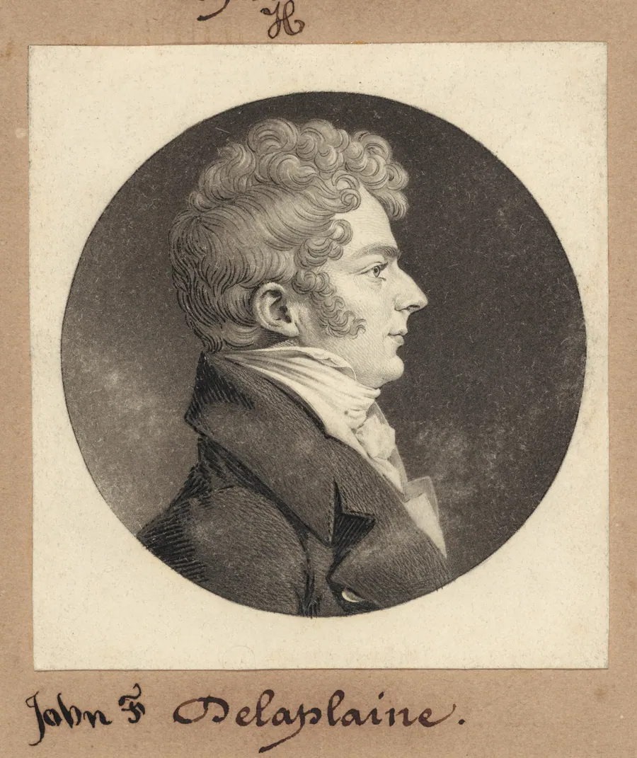 John F. Delaplaine by Charles B. J. Févret de Saint-Mémin