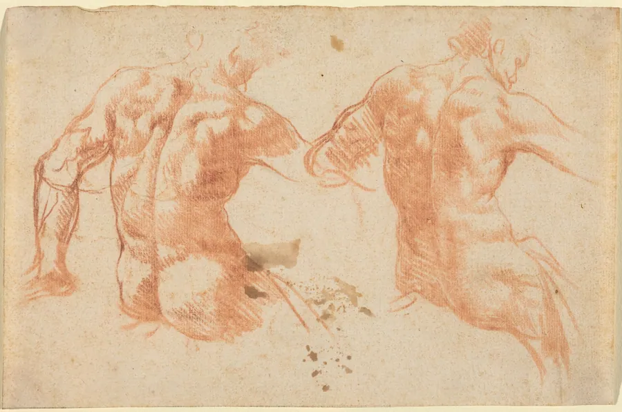Two Nudes by Italian 17th Century