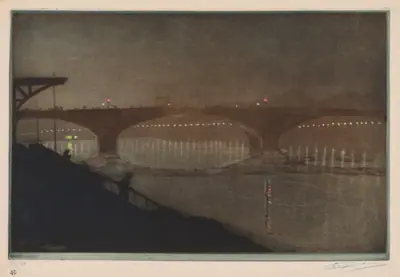 The Solferino Bridge: Nocturnal Effect