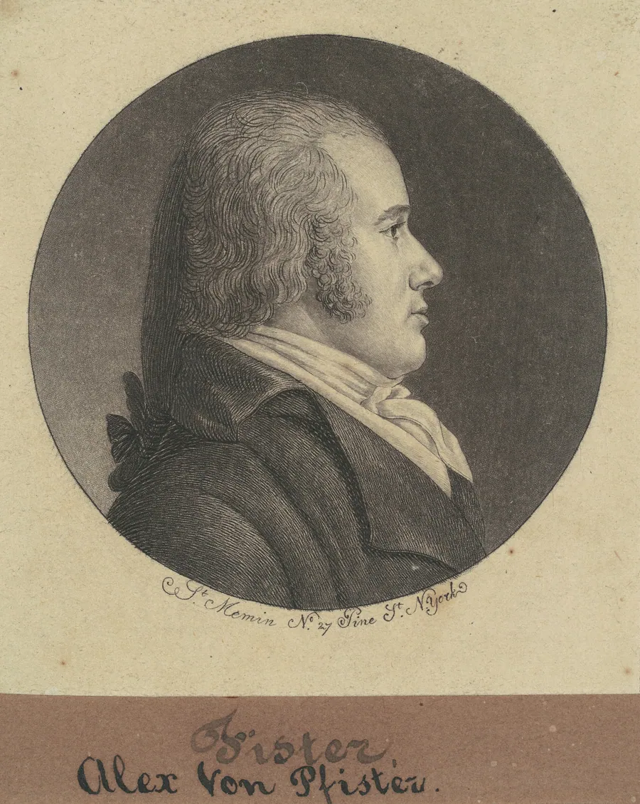 Alexander von Pfister by Charles B. J. Févret de Saint-Mémin