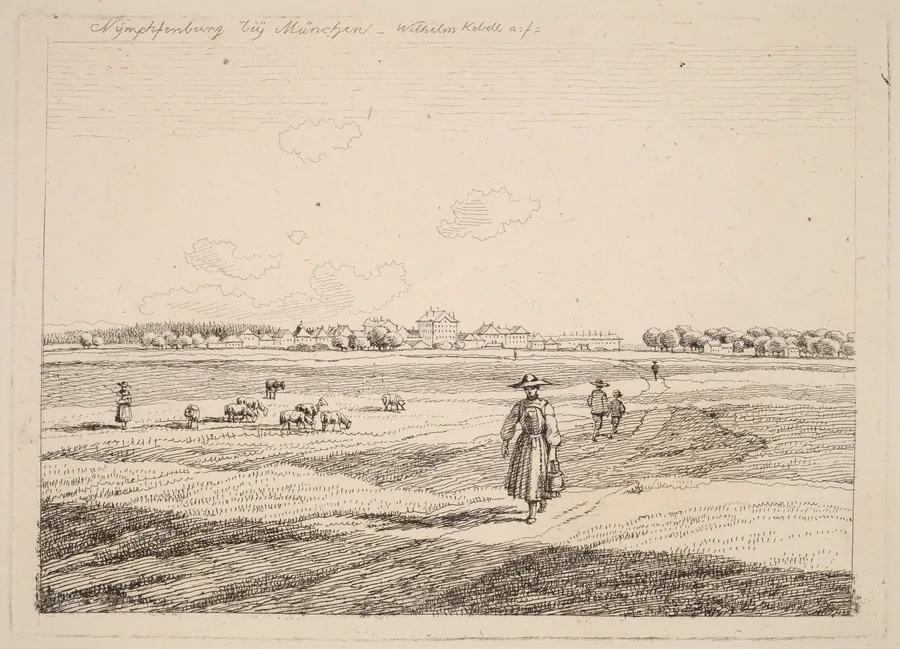 Nymphenburg by Wilhelm von Kobell