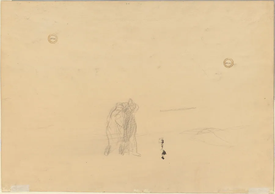 Figures in a Landscape (verso) by Jean Louis Forain