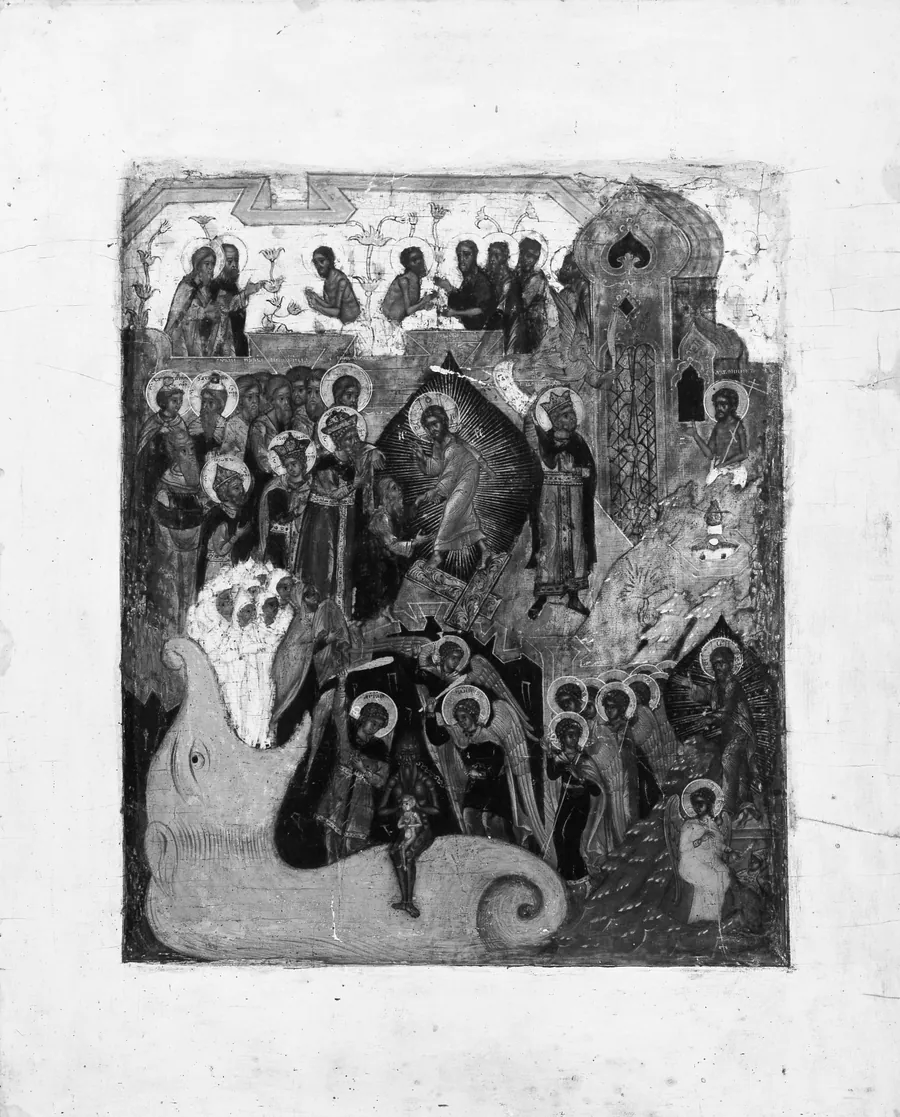 The Resurrection of Christ and the Harrowing of Hell by Russian Painter
