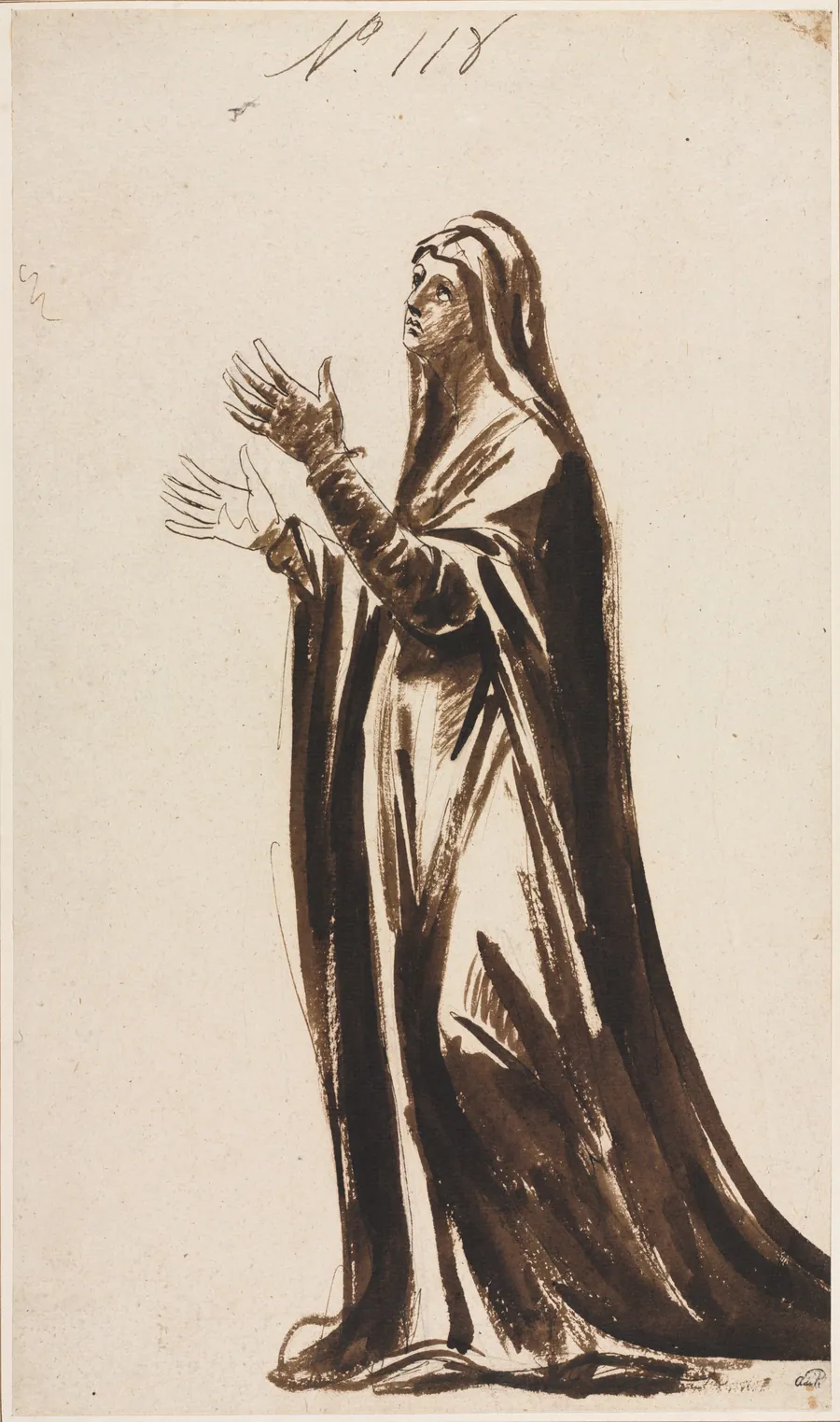 Mater Dolorosa (Mourning Mother) by George Romney