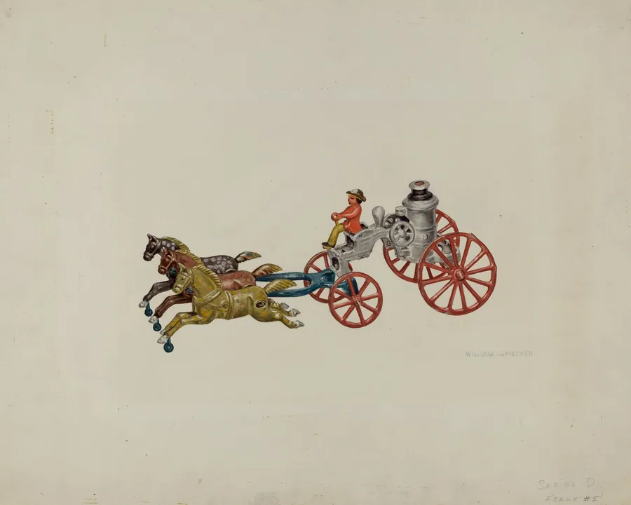 Toy Fire Engine by William Spiecker