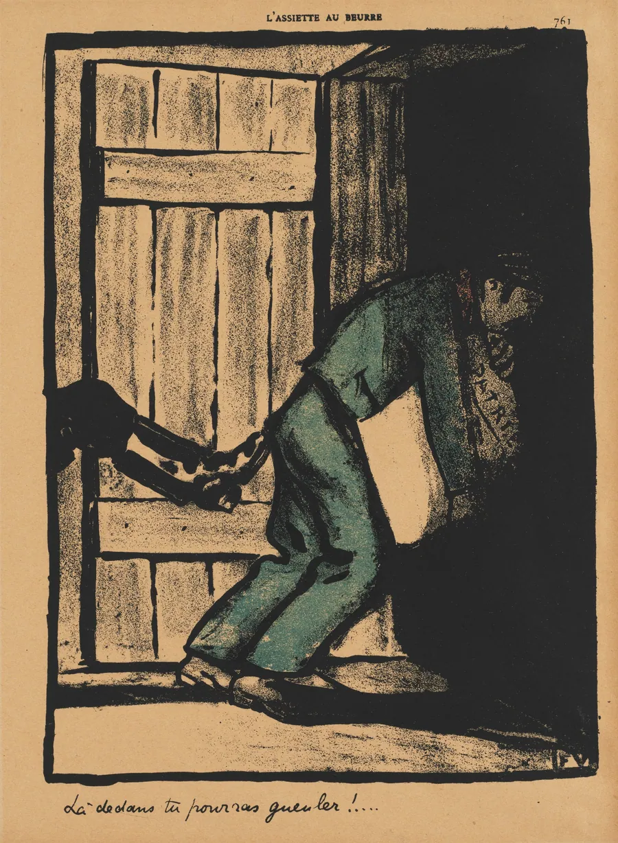 You can bawl... by Félix Vallotton