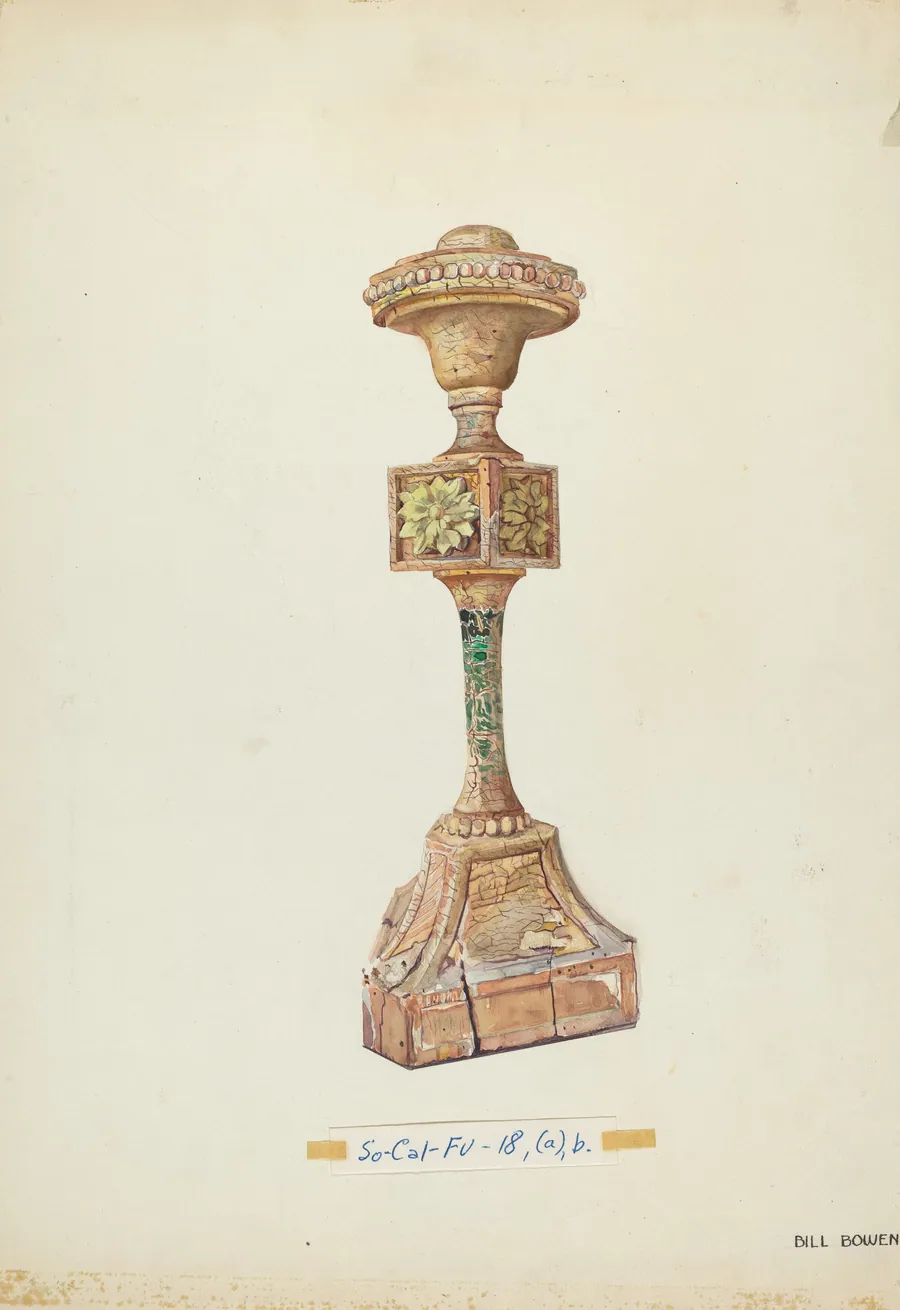 Ceremonial Candlestick by Bill Bowen
