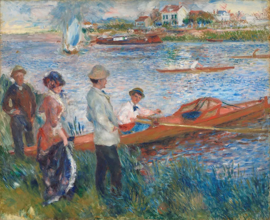 Oarsmen at Chatou by Auguste Renoir