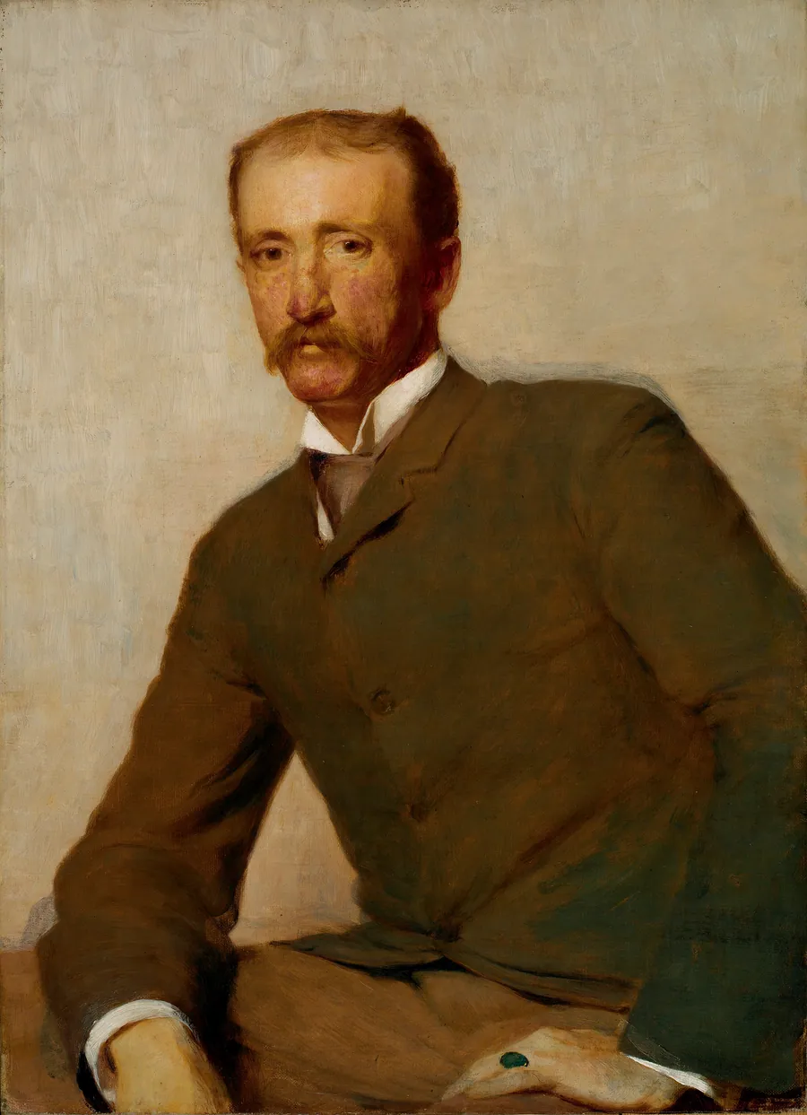 Portrait of Frank Hamilton Cushing by Thomas Hovenden, born Dunmanway, Ireland 1840-died Plymouth Meeting, PA 1895