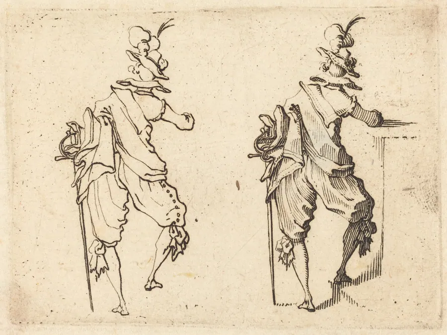 Man with Sword by Jacques Callot