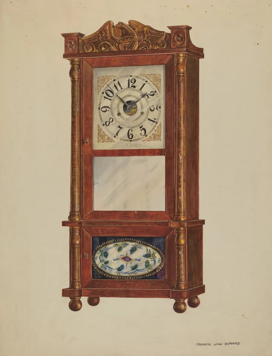 Shelf Clock by Francis Law Durand