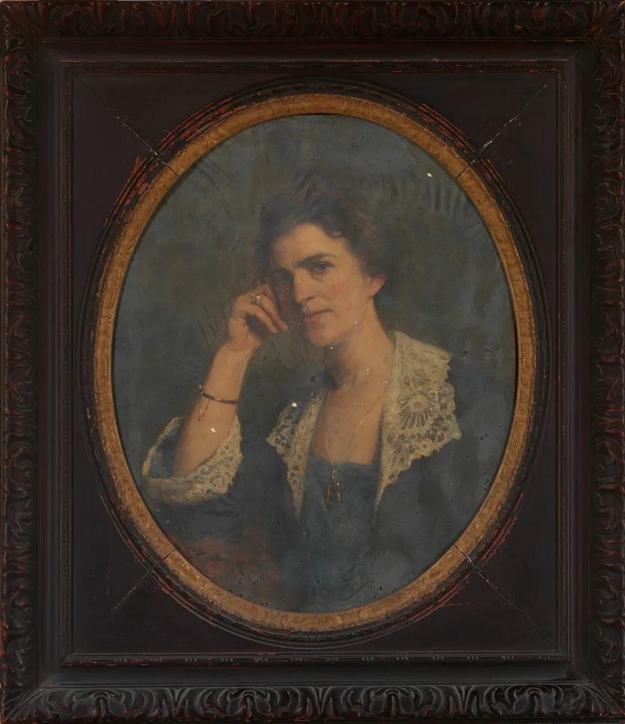 Mrs. Emily Dorothy Ammann, the Artist's Niece by Herman Hartwich, born New York City 1853-died Munich, Germany 1926