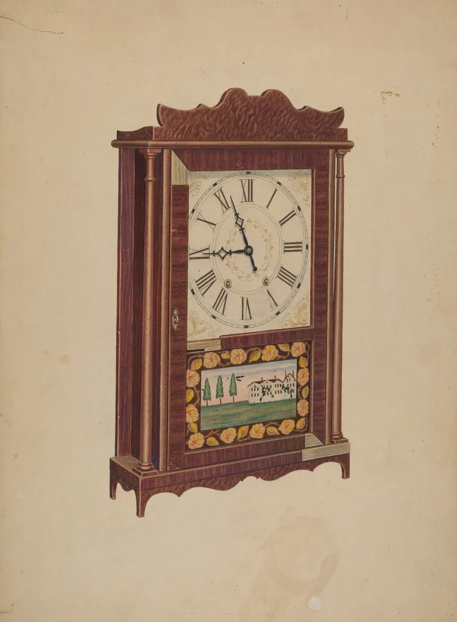 Shelf Clock by Edward Bashaw