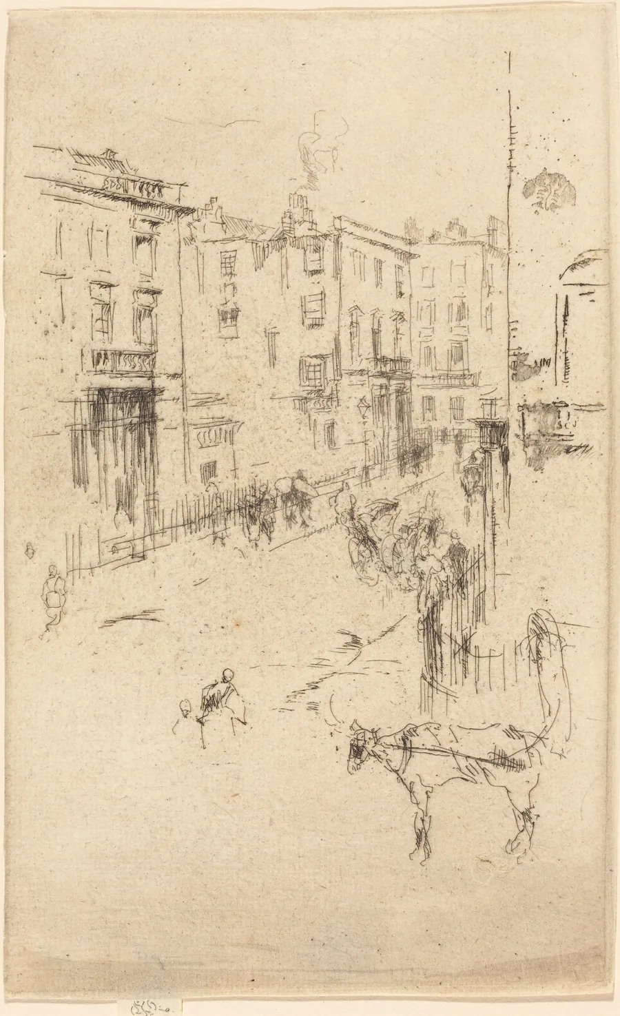 Alderney Street by James McNeill Whistler