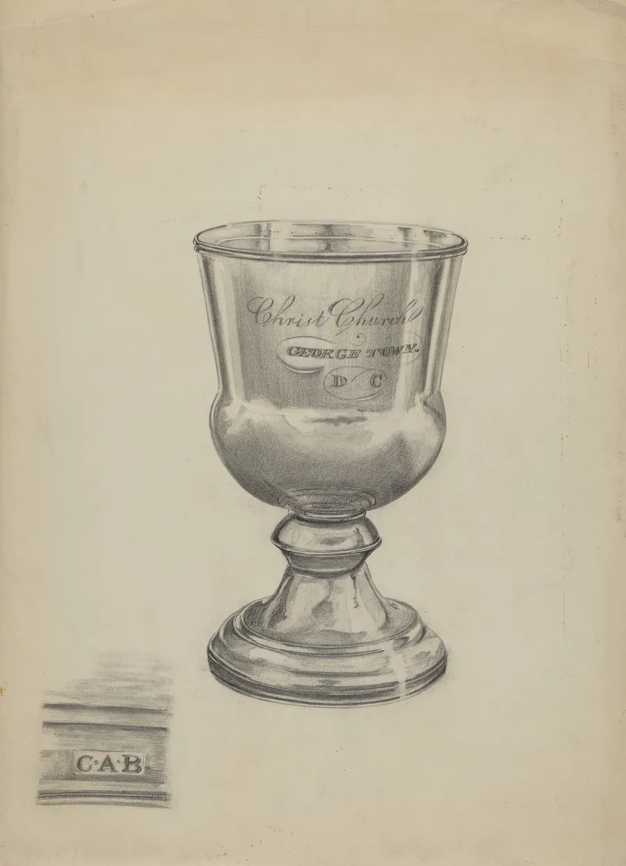 Silver Communion Cup by Ella Josephine Sterling