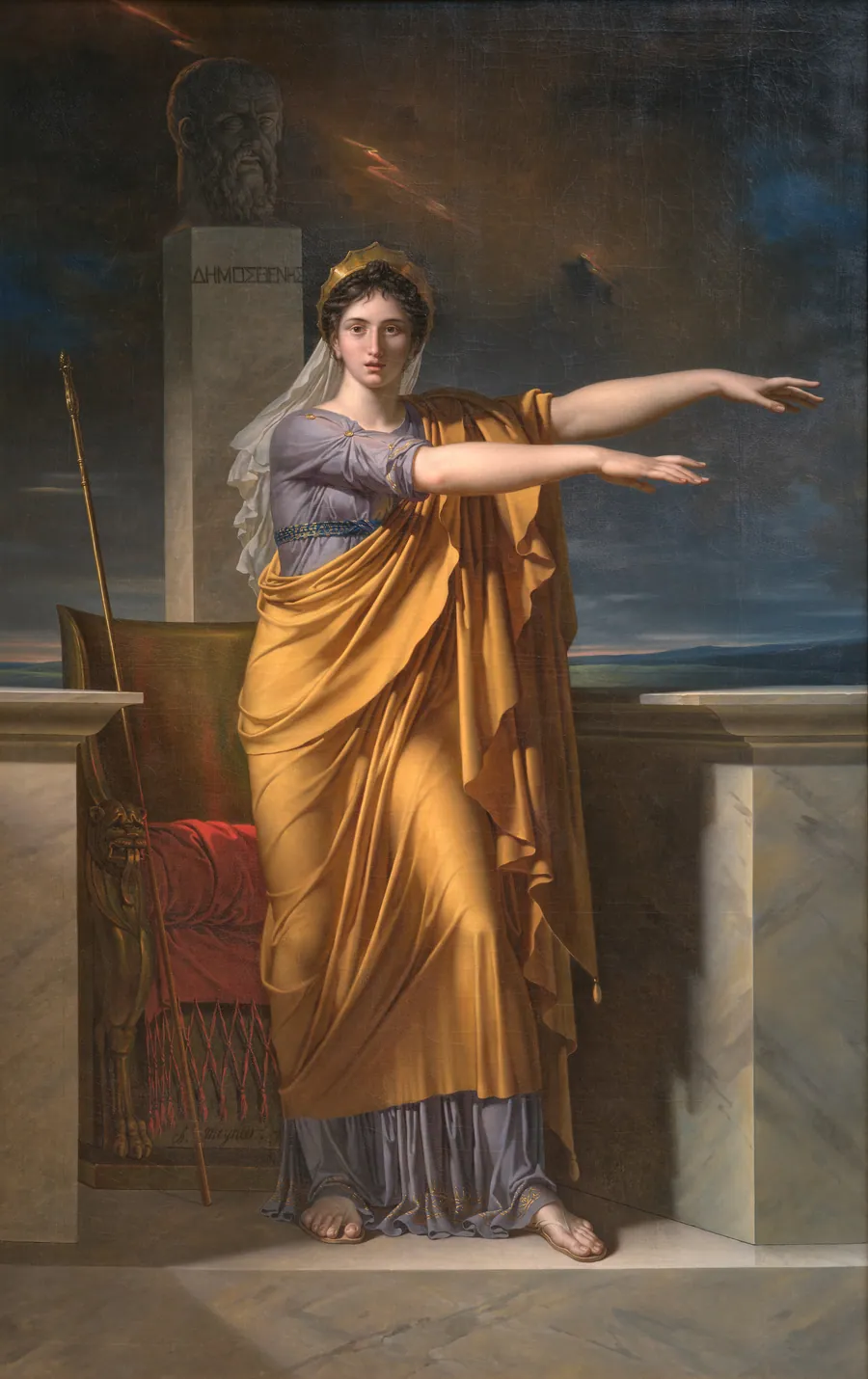 Polyhymnia, Muse of Eloquence by Charles Meynier