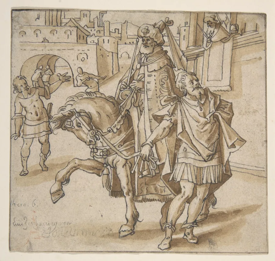 Triumph of Mordecai by Hans Ulrich Fisch vom Stein I