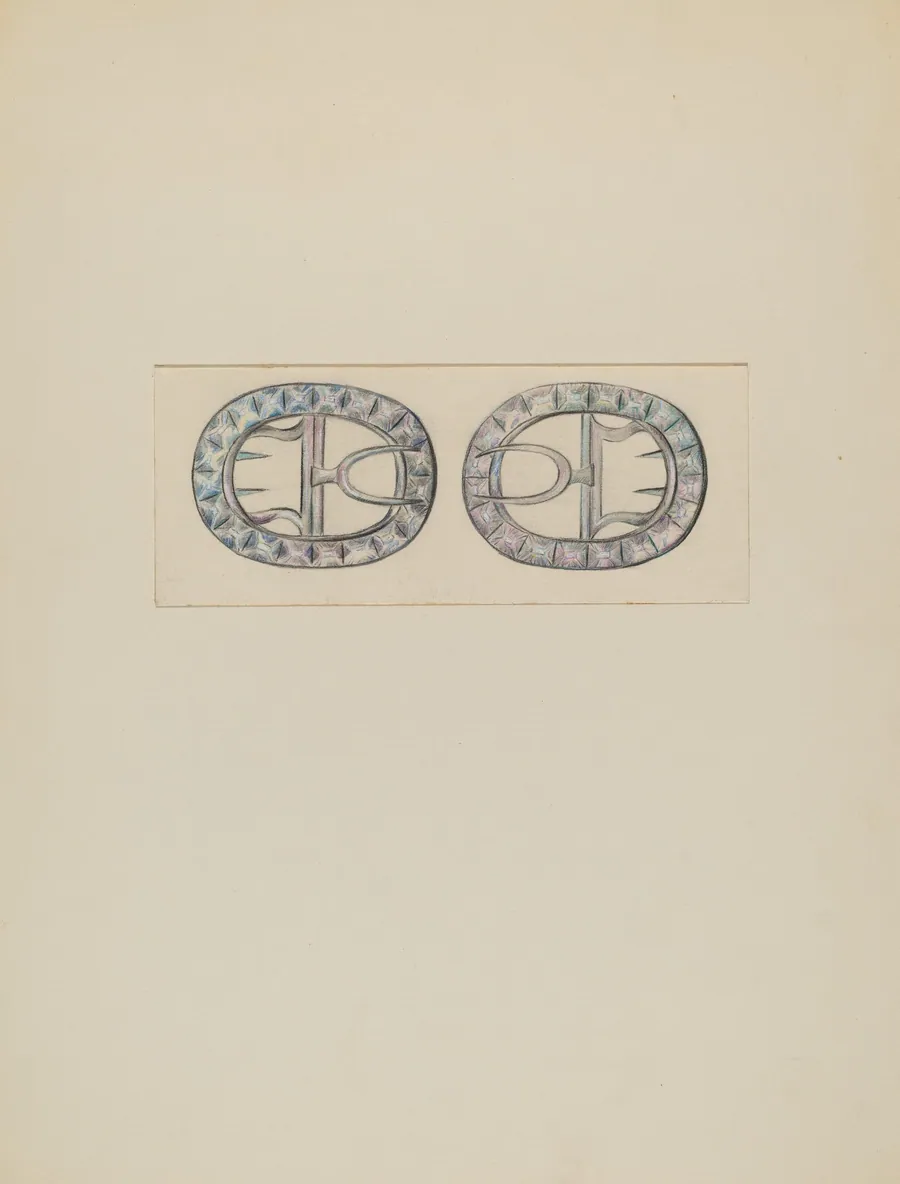 Man's Shoe Buckle by Charles Criswell