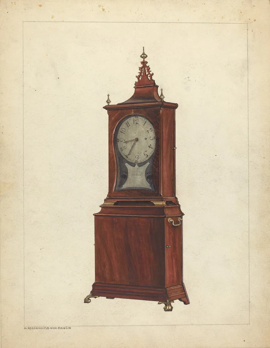 Shelf Clock by M. Rosenshield-von-Paulin