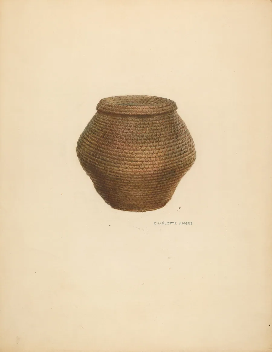 Bee Basket and Cover by Charlotte Angus