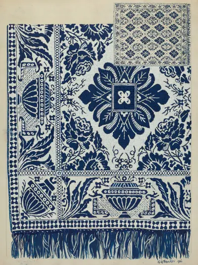 Handwoven Coverlet