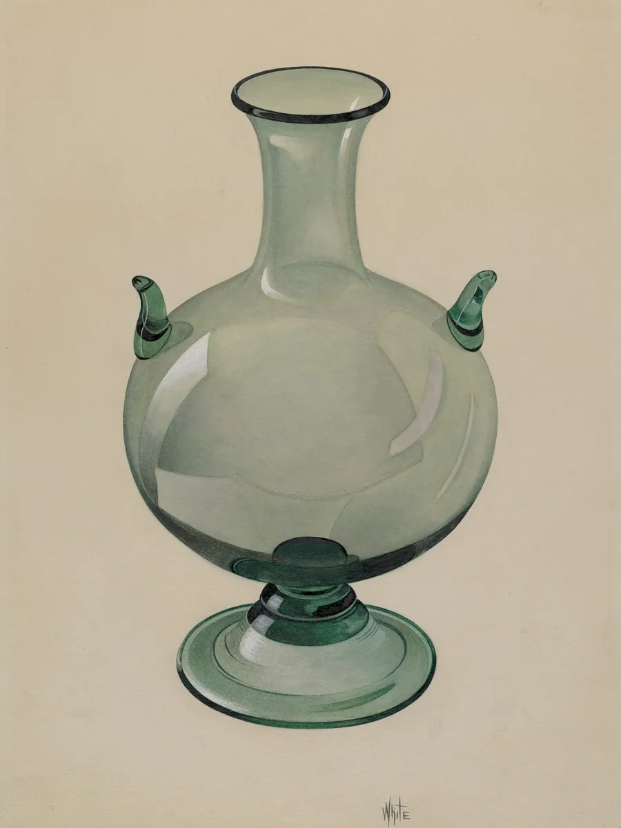 Green Vase by Edward White