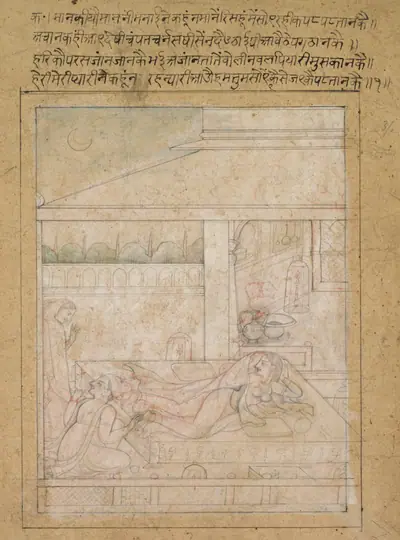 Radha and Krishna's reconciliation