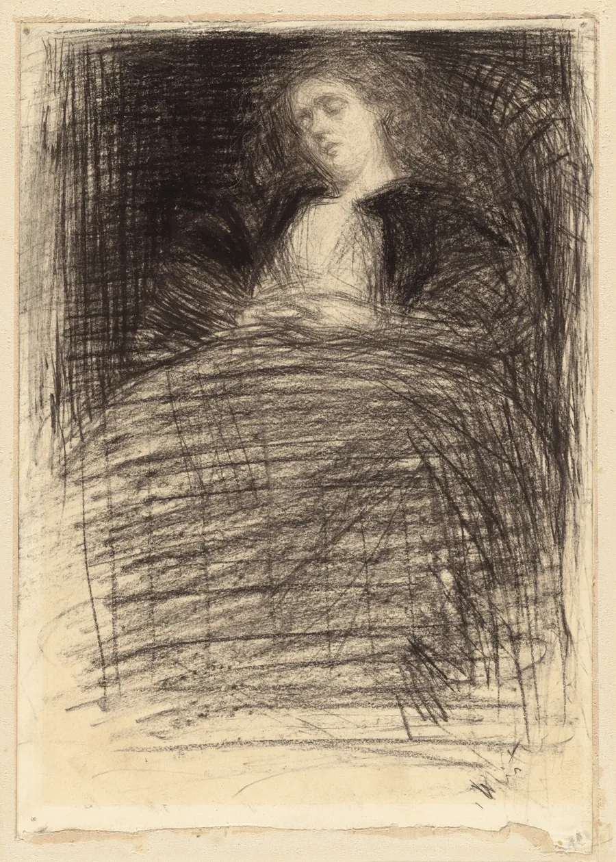 Sleeping Woman by James McNeill Whistler