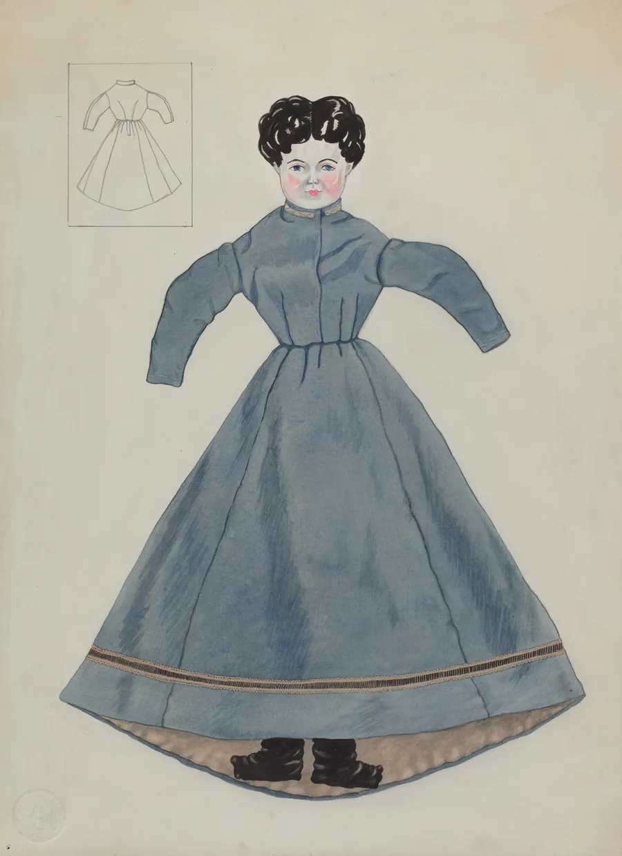 Doll and Dress by Mary E. Humes