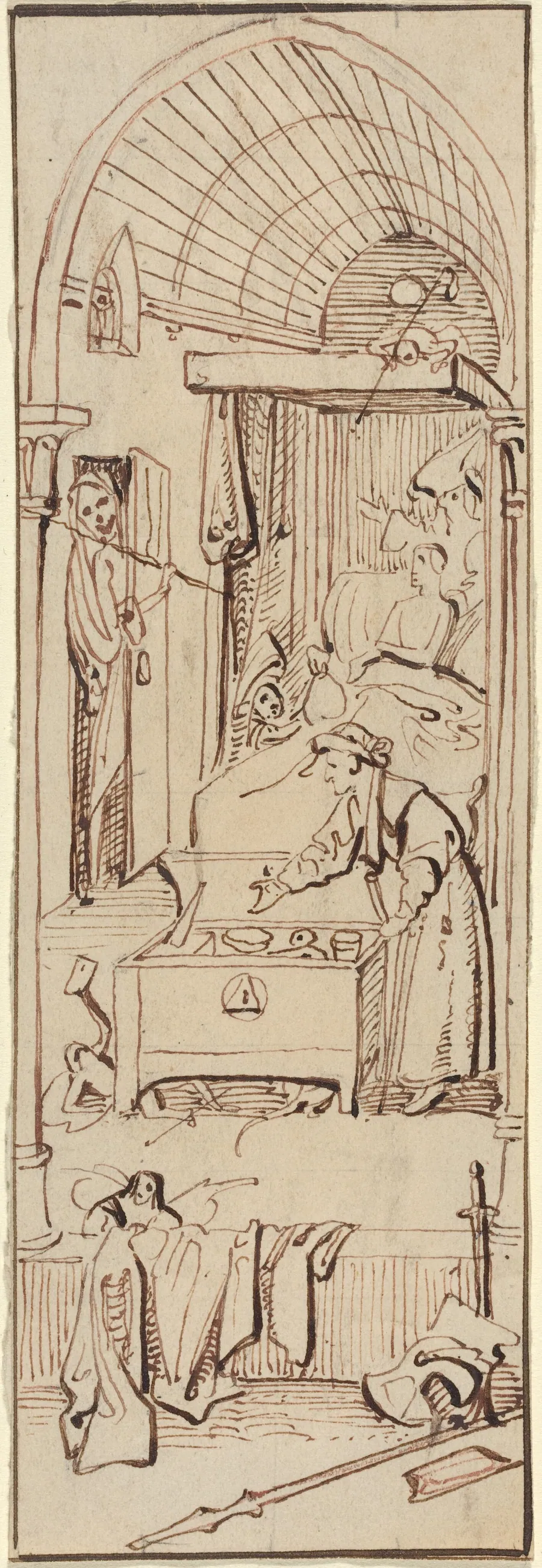 The Death of the Miser by William Henry Brooke
