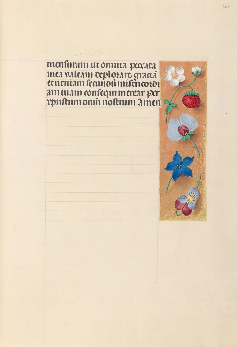Hours of Queen Isabella the Catholic, Queen of Spain:  Fol. 269r by Master of the First Prayerbook of Maximillian