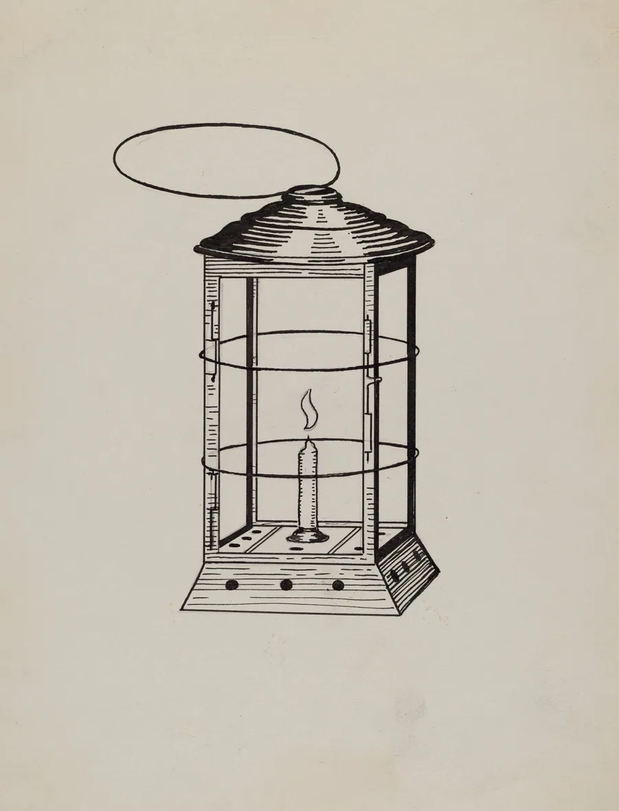 Comstock Miner's Lantern by Florence Huston