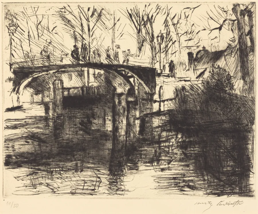 Aus dem Tiergarten (View of the Tiergarten) by Lovis Corinth