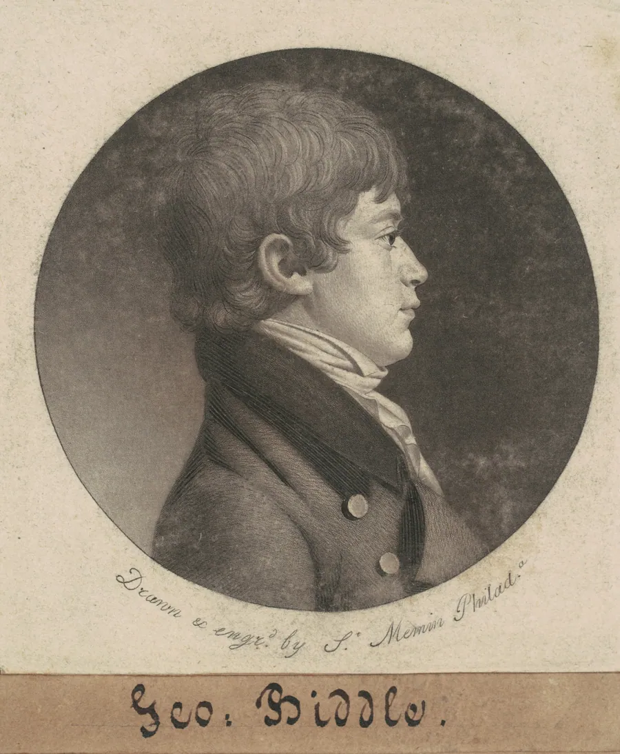 George Washington Biddle by Charles B. J. Févret de Saint-Mémin