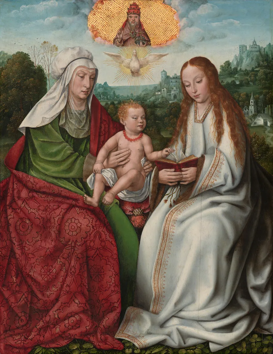Saint Anne with the Virgin and the Christ Child by Master of Frankfurt