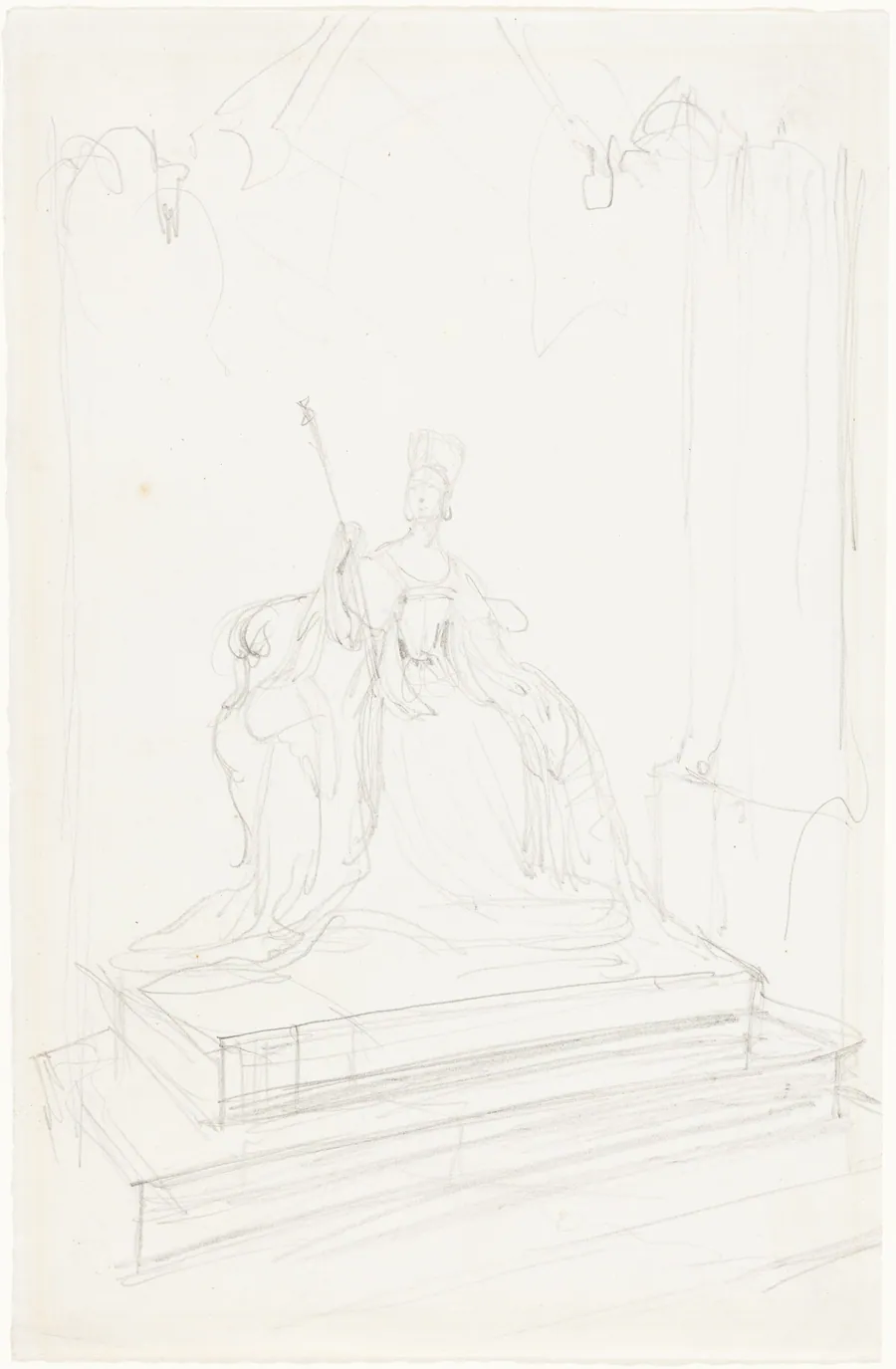 Study for "Queen Victoria" by Sir George Hayter